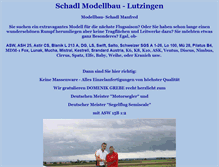 Tablet Screenshot of manfred-schadl.de